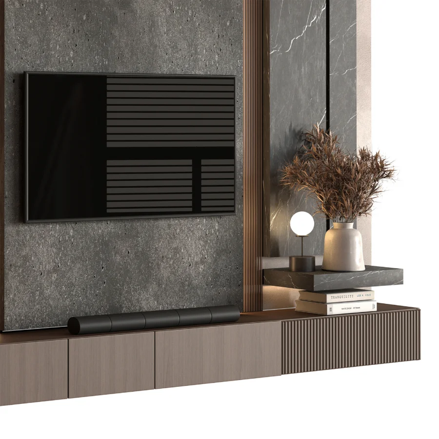 tv wall set 05 Image 3