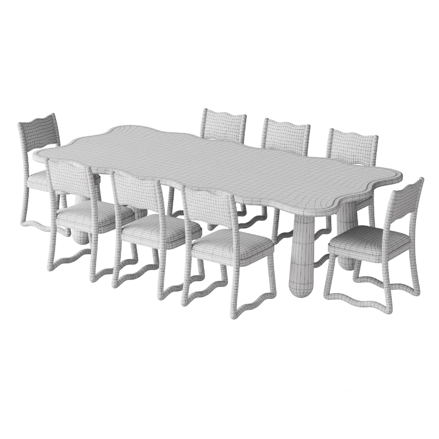 La Signora dining chair and table Image 2