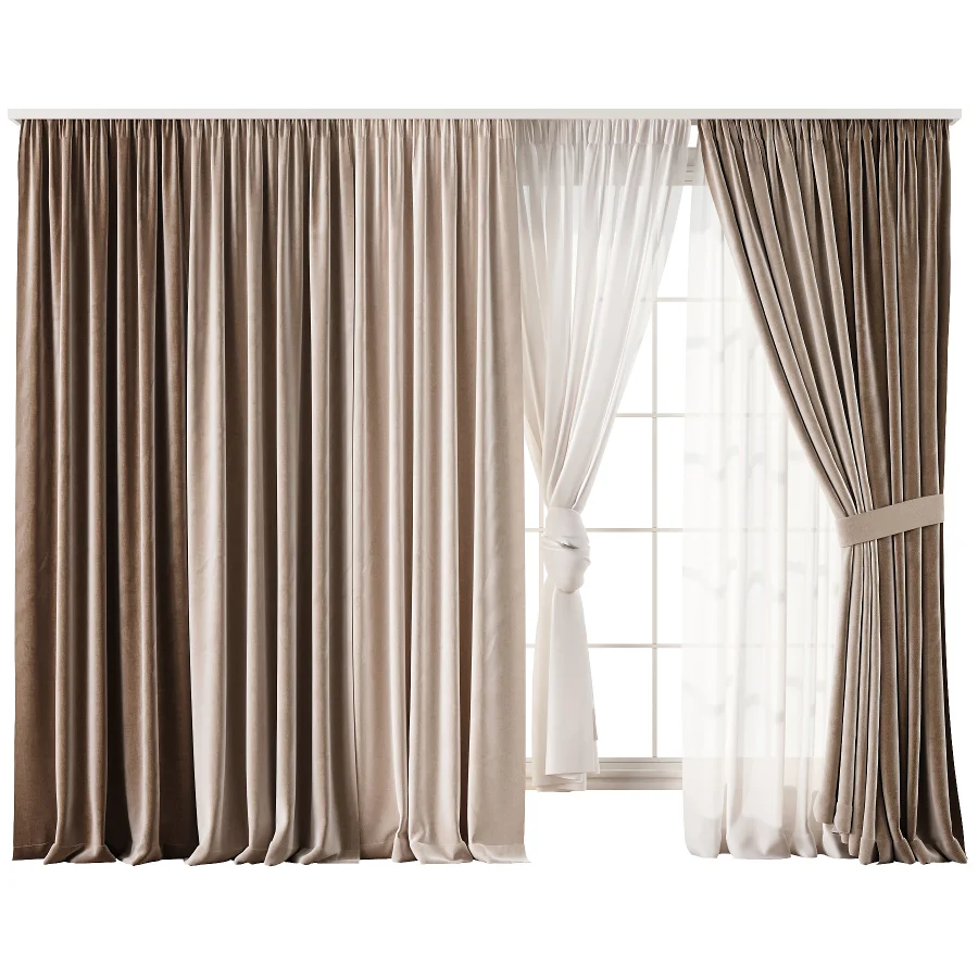 Curtain with tulle 96 Image 1