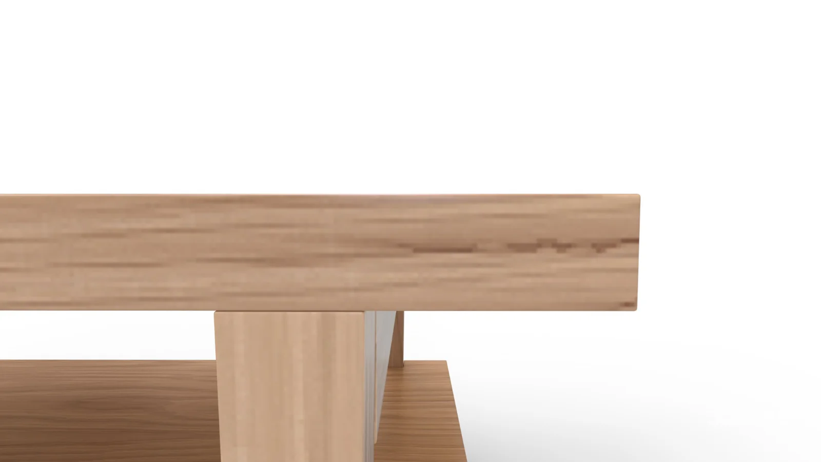 Coffee Table with Shelf Image 6