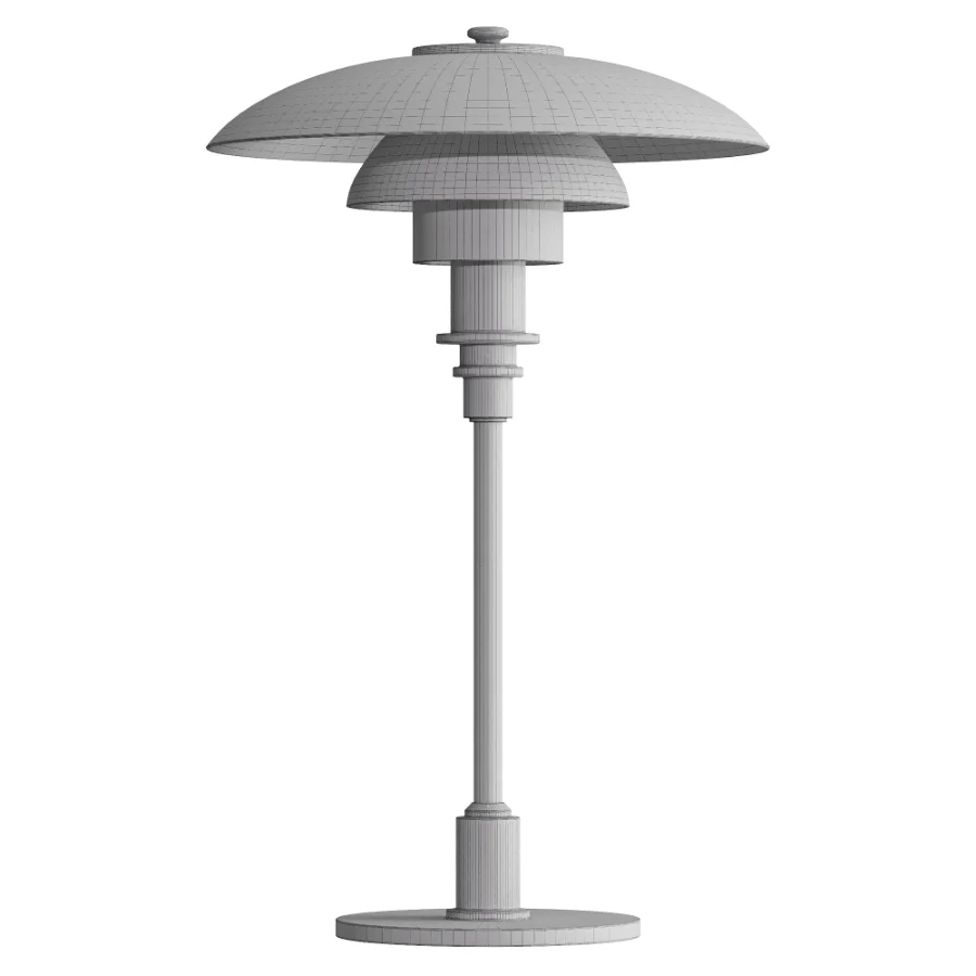 Nordic Simple Multi layer Umbrella Design Table Lamp Image 2