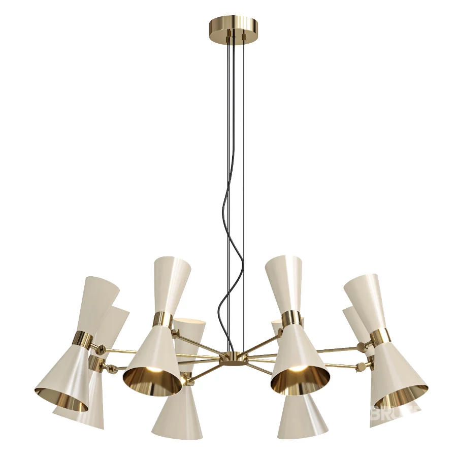 Cairo Mid Century Chandelier Image 2