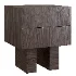 Bertu Nightstand Suelo Modern Oak Nightstand - Thumbnail 1