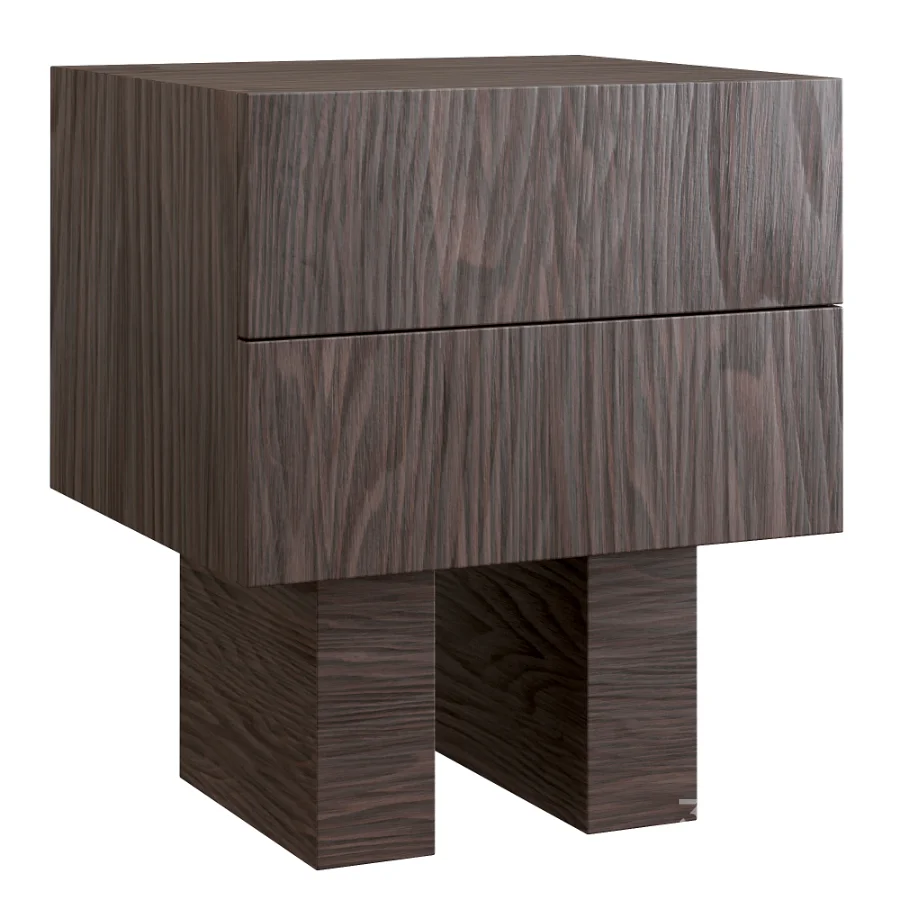 Bertu Nightstand Suelo Modern Oak Nightstand Image 1
