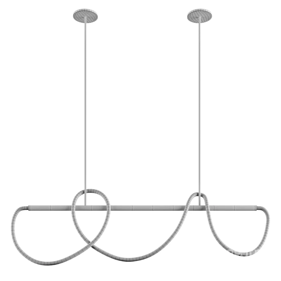 Festif Linear Pendant Lamp by Dbianco vol 1 Image 2