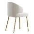 Contemporary Low Back Padded Armless Chair - Thumbnail 6