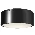 Neal Small Flush Mount 10 Matte Black - Thumbnail 1