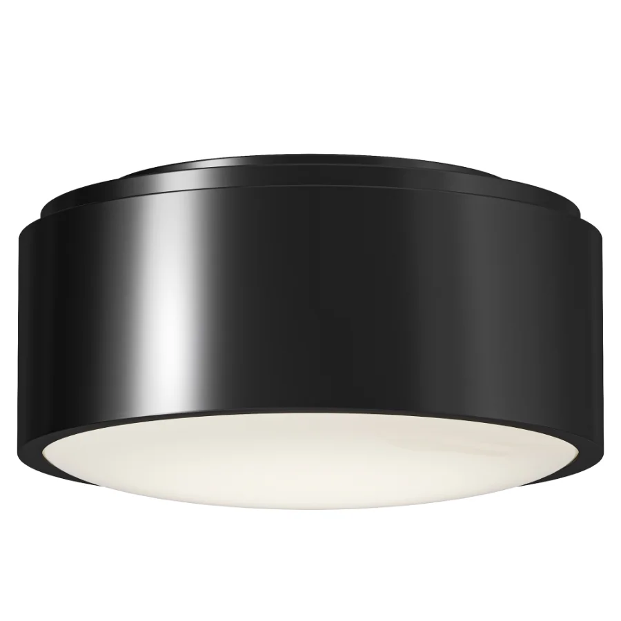 Neal Small Flush Mount 10 Matte Black Image 1