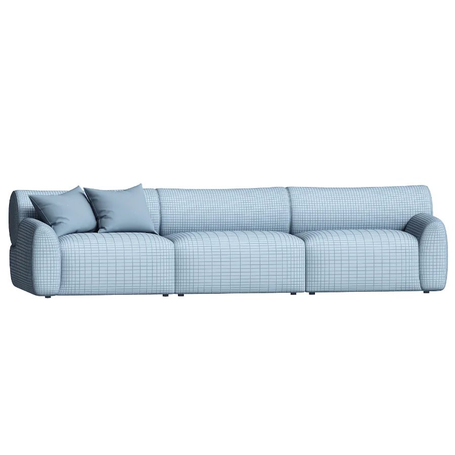 Pebble Italian Modern Sofa Image 3
