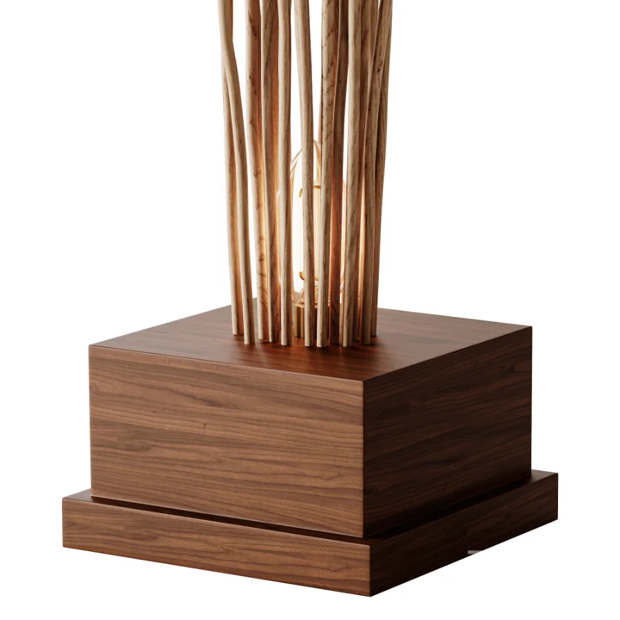 Wooden Floor Lamp 03 Image 5