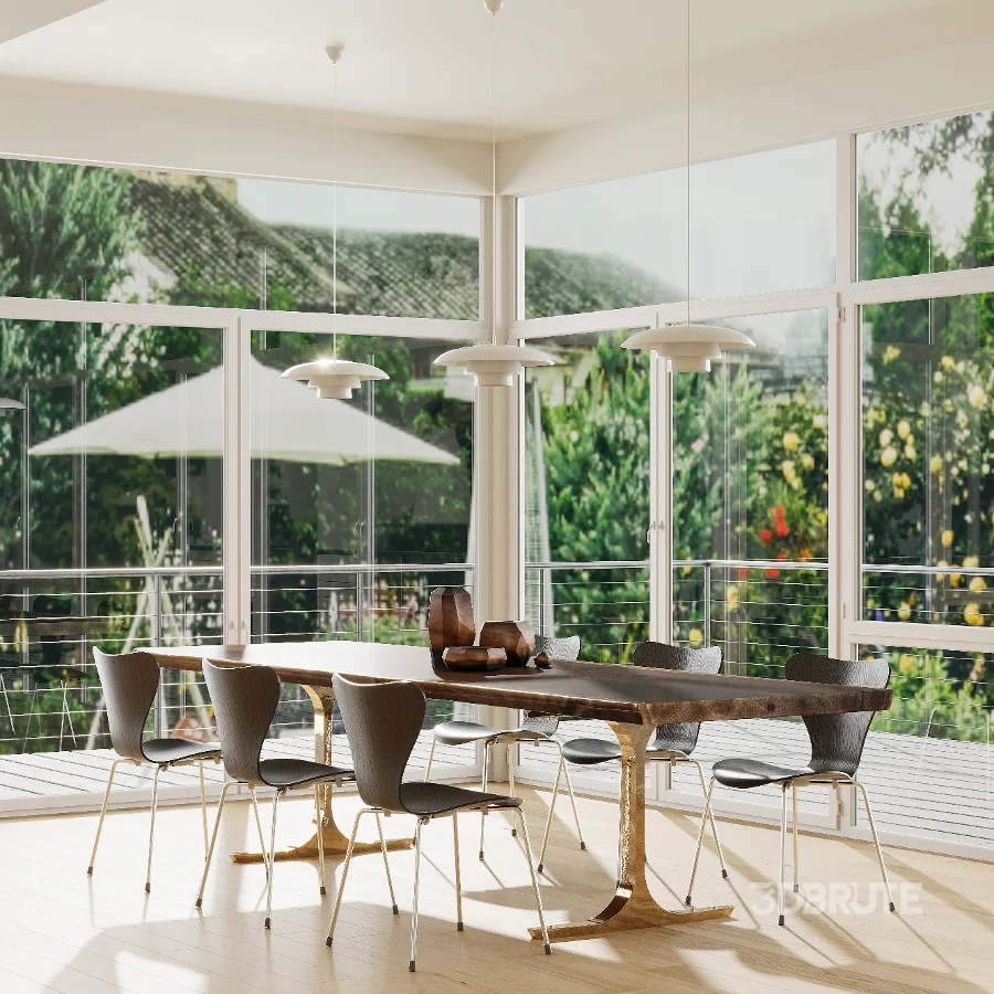 modern dining room Image 1