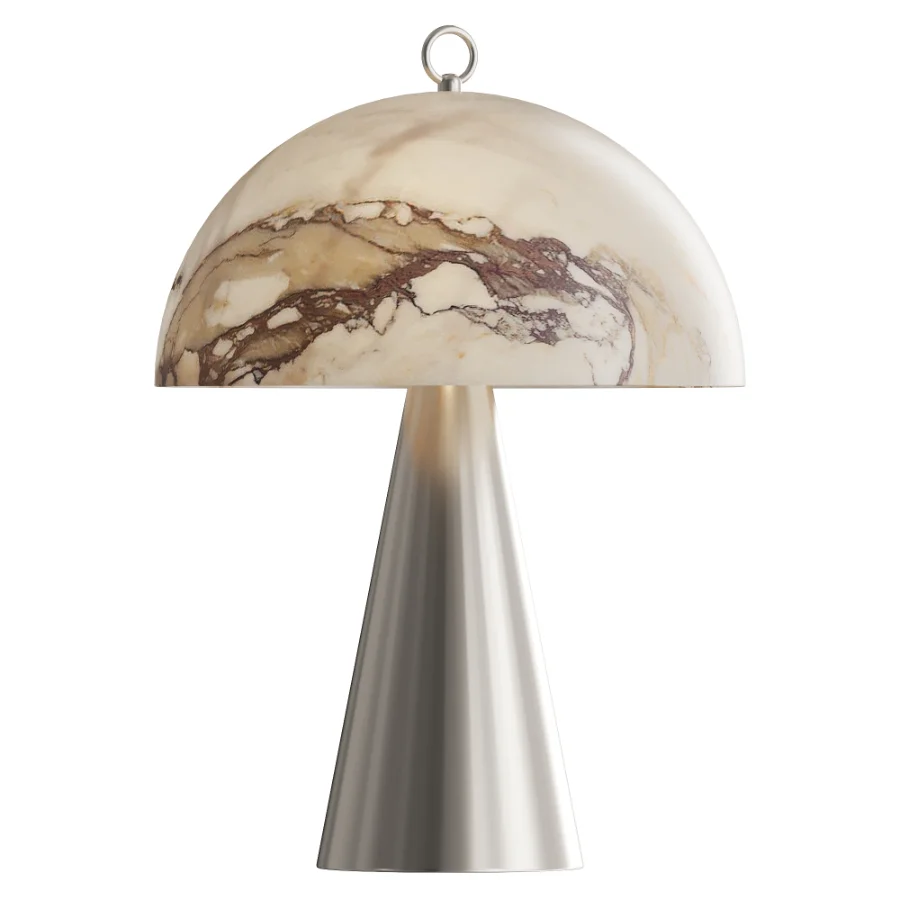 Small Alabaster Table Lamp FUNGHETTO Image 1