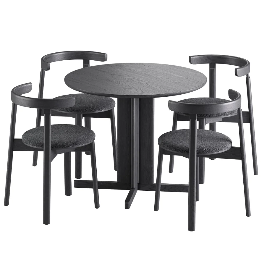 Lunar Chair Trefoil Table Image 3