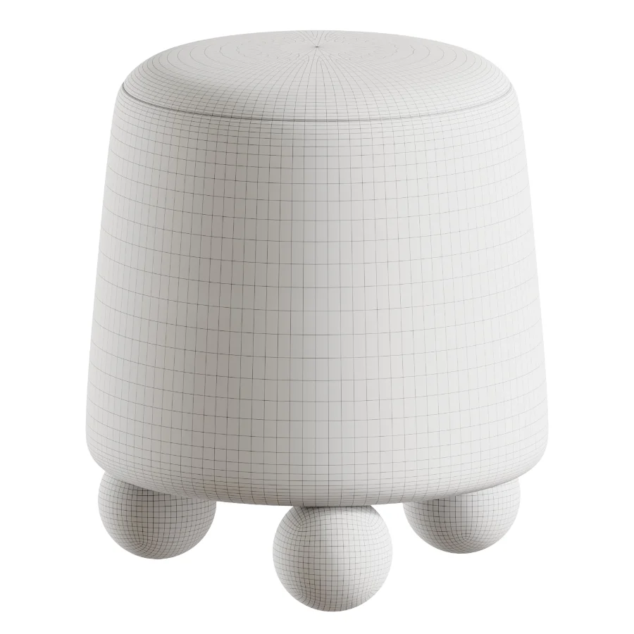 Wakonda Black pouf Image 6