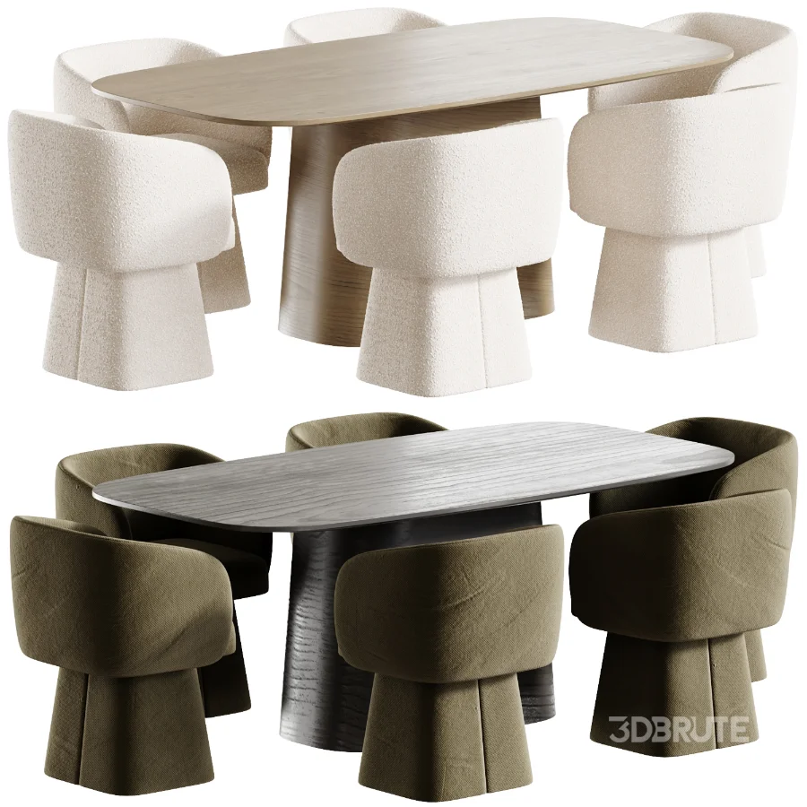 Senza Chair and Kitchen table Image 1