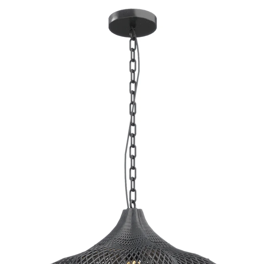 Matador Wicker Chandelier Image 4