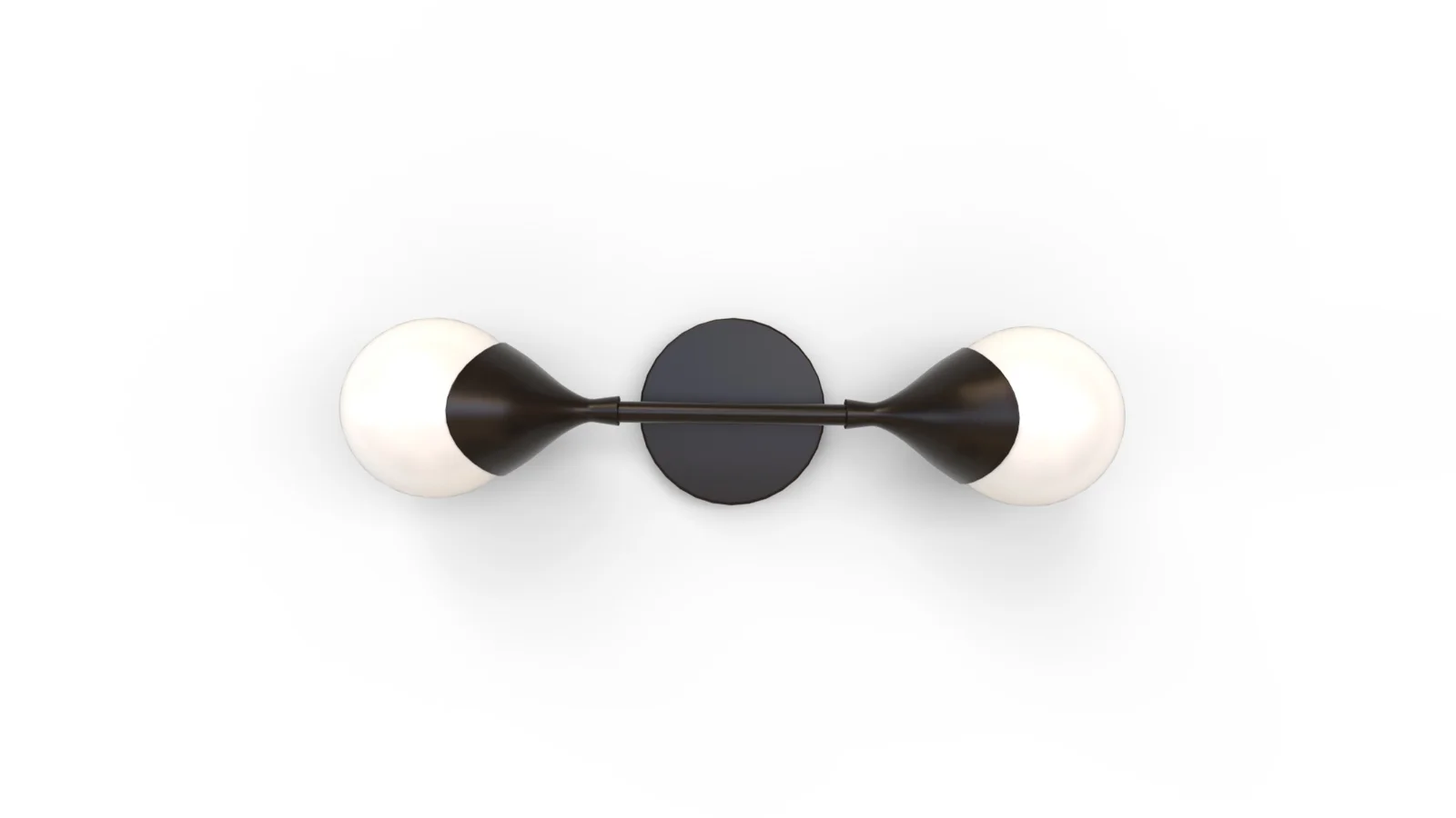 Turio Black Wall Sconce Image 3