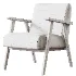 Ebbe Ecru Linen Armchair - Thumbnail 5