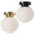 Irving Small Flush Mount 9 Satin Brass - Thumbnail 1