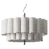 Japanese Natural Fabric Wabi Sabi Chandelier - Thumbnail 4