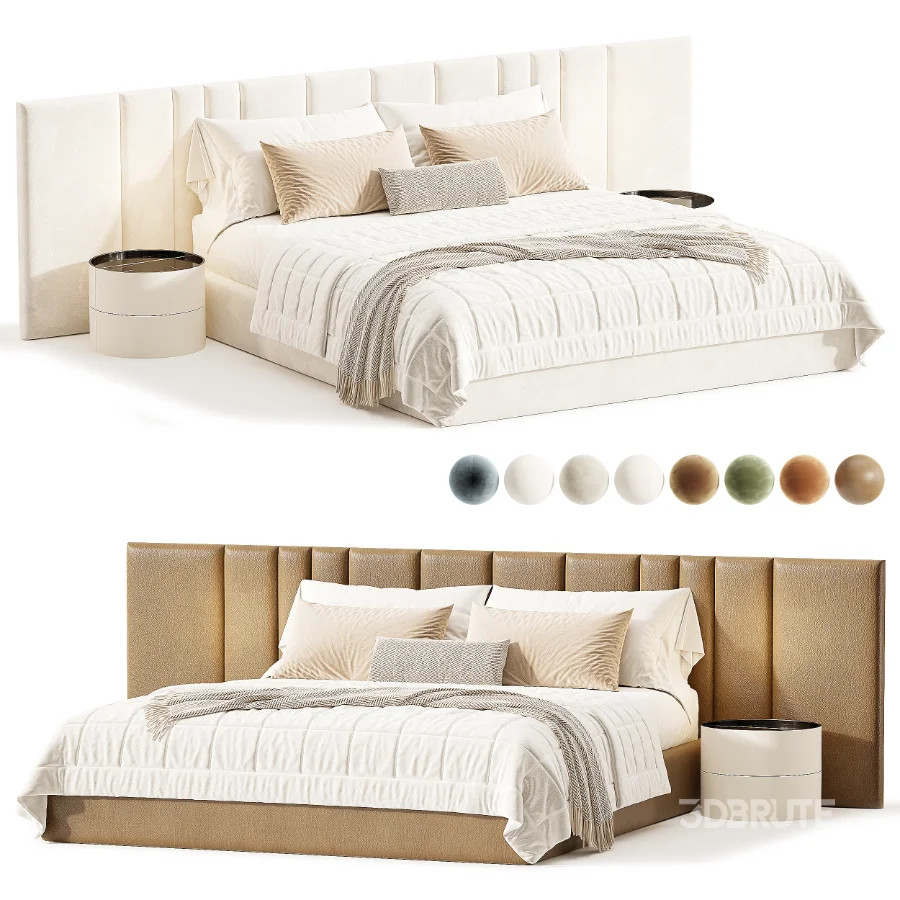 Modern Perle Double Bed Image 3