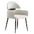 Contemporary Ink Steel Arm Chair - Thumbnail 2