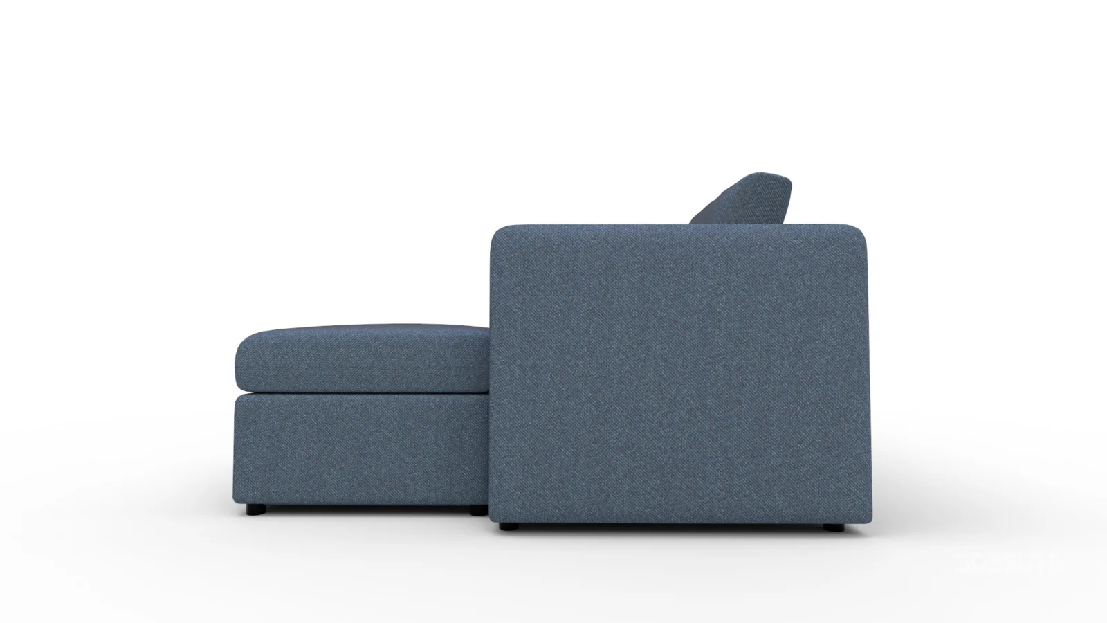Sectional with Narrow Arm and Storage Ottoman Image 6