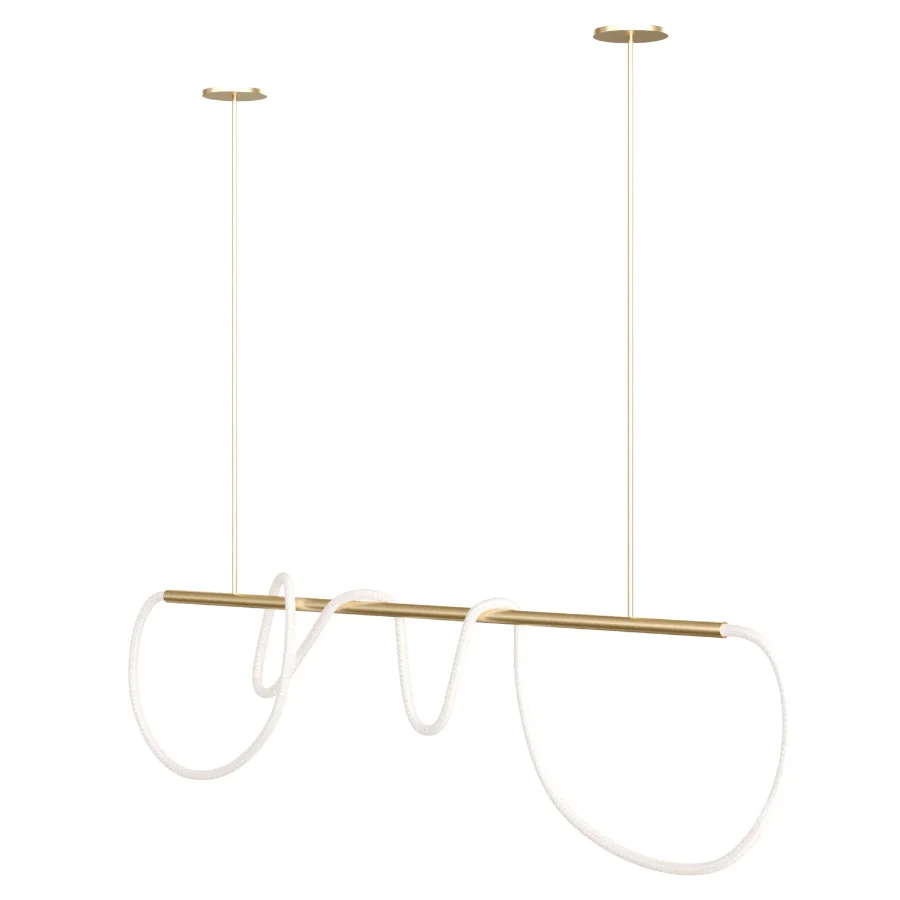 Festif Linear Pendant Lamp by Dbianco vol 2 Image 7