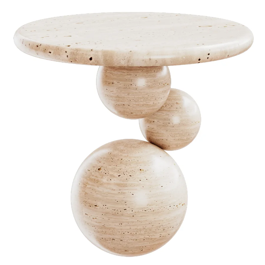 Stone side Table Image 3
