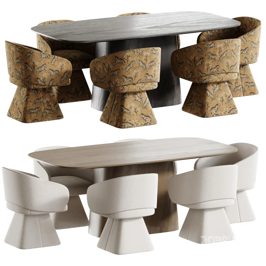 Milan chair and Kitchen table Image 1