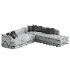 Mosaico Modular Couch 3 - Thumbnail 6