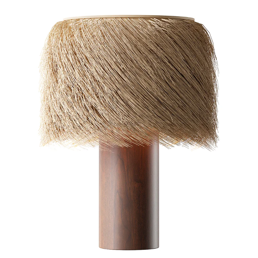 Amani Raffia Table Lamp Image 1