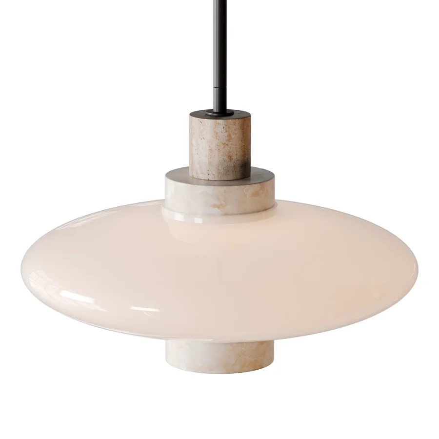 Virgo Contrast Marble Pendant Light Image 2