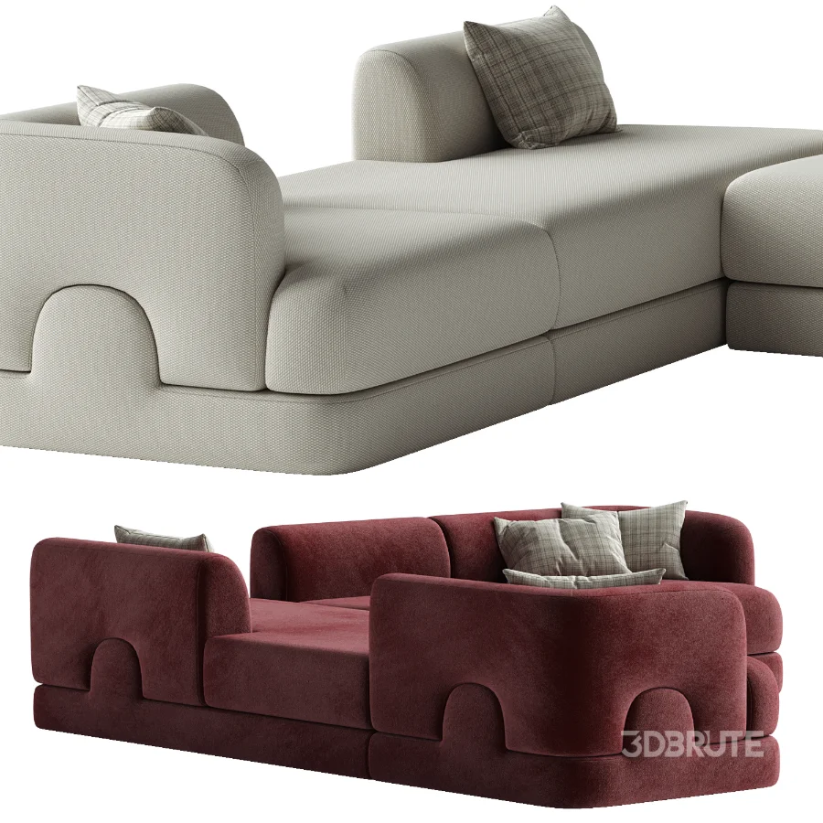 Mosaico Modular Couch 1 Image 4
