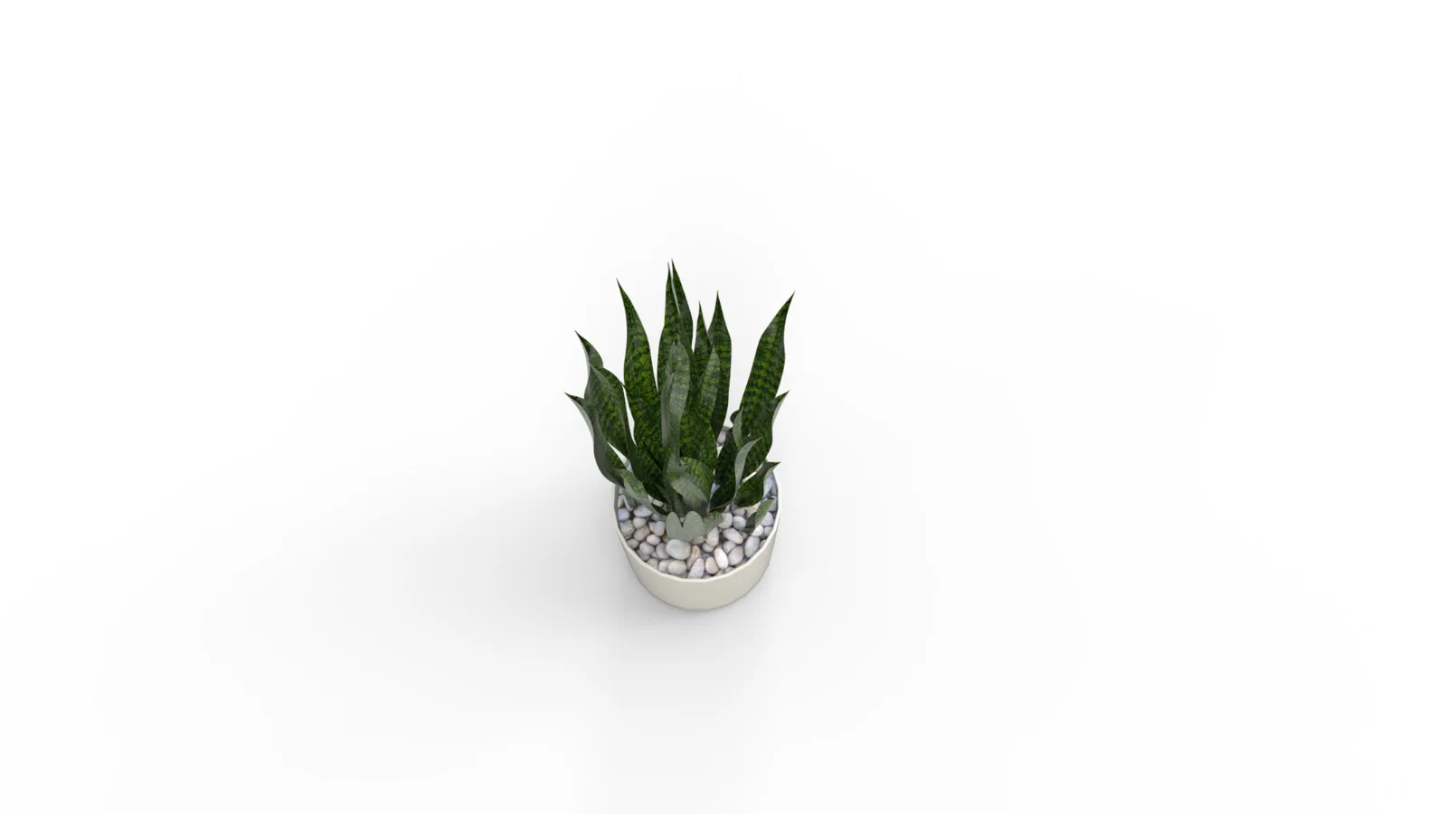 Artificial Snake Plant Plantin Planter Image 2