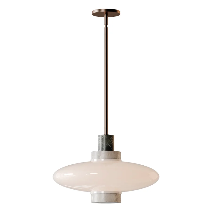 Virgo Contrast Marble Pendant Light Image 5
