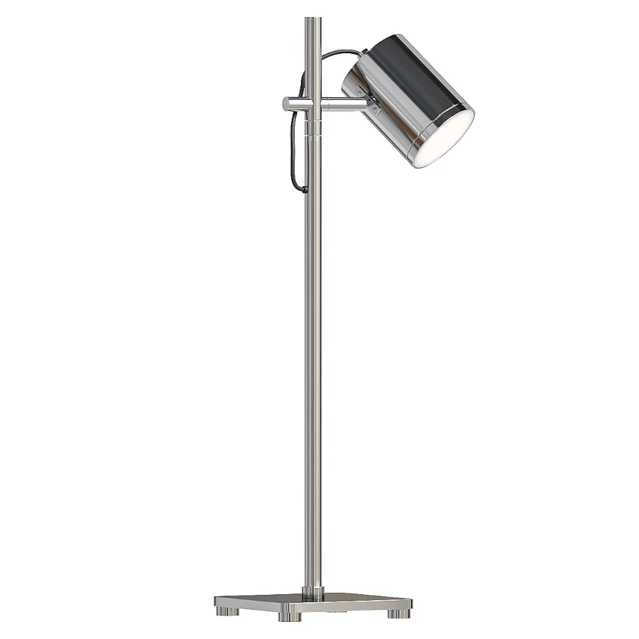 Adjustable nickel desk lamp Image 4