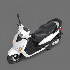 Modern White Electric Scooter - Thumbnail 7