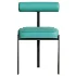 Glam Style Upholstered Dining Chair - Thumbnail 5