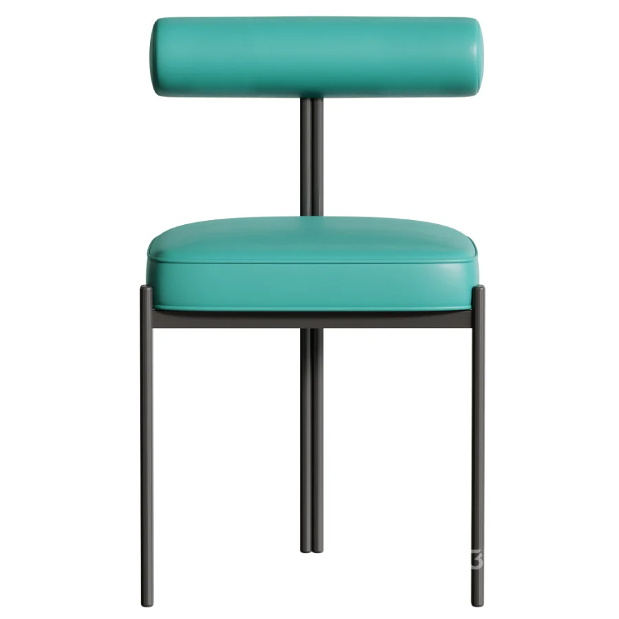 Glam Style Upholstered Dining Chair Image 5