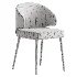 Contemporary Low Back Padded Armless Chair - Thumbnail 7