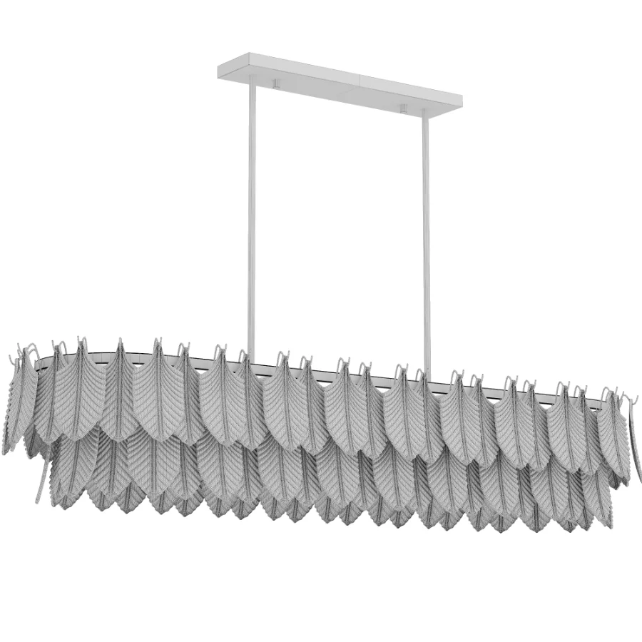 Chandelier Verbier Rectangular Image 3
