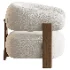 Fauteuil GRANITE – Bruin Walnoot - Thumbnail 8