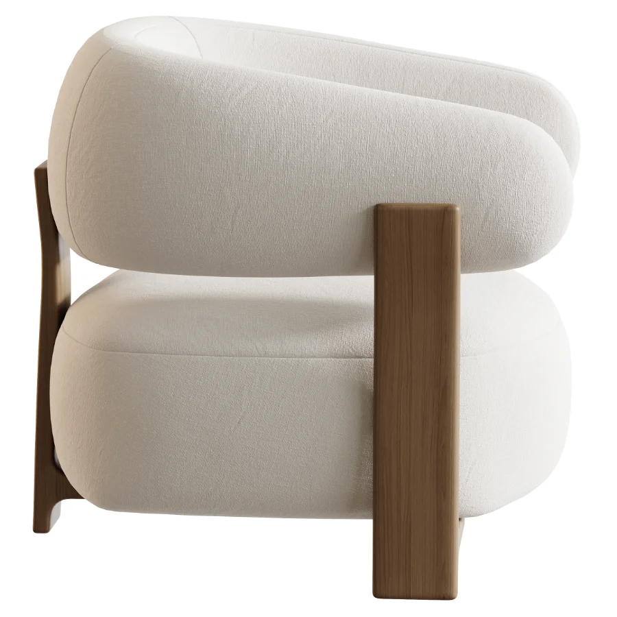 Fauteuil GRANITE – Bruin Walnoot Image 8