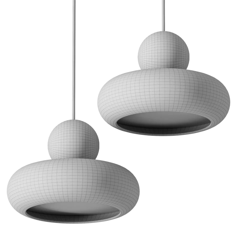 Retro Wabi Sabi Natural Stone Travertine Pendant Light Image 3