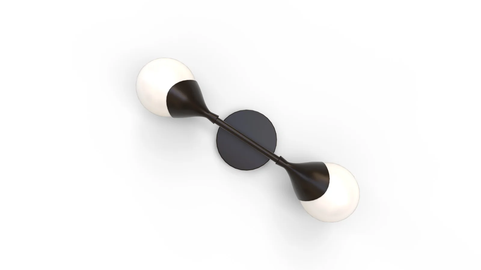Turio Black Wall Sconce Image 8