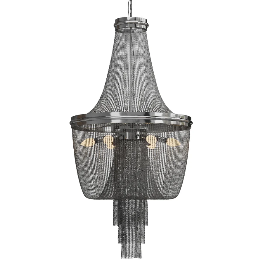 Rue Metal Chain Chandelier Image 1