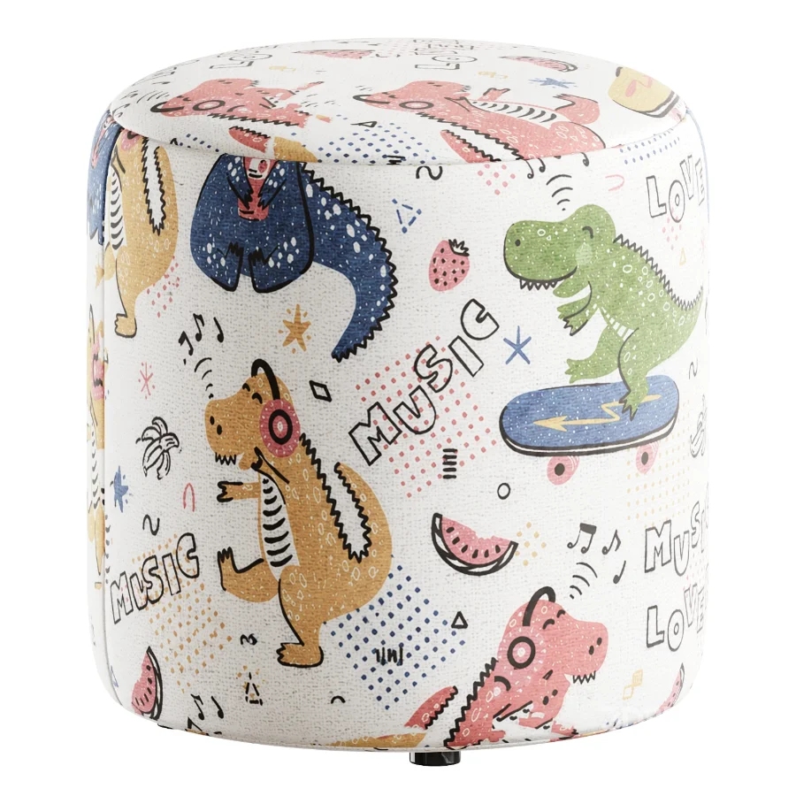 Childrens round pouf Image 1