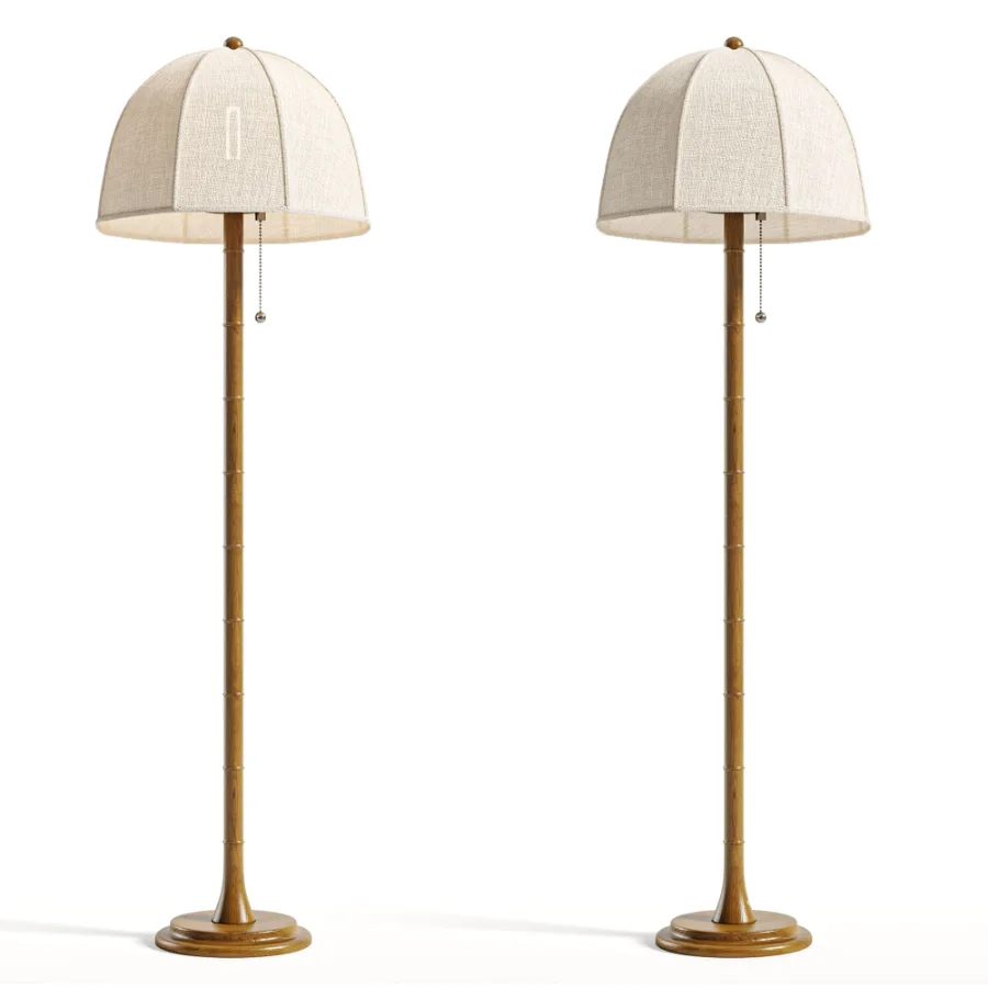Bates Bamboo Style Floor Lamp by Jake Arnold Image 4