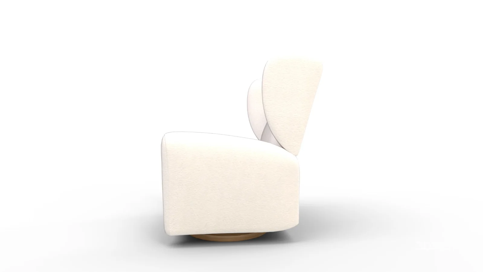 Seesaw Cream Boucle Power Recliner Chair Image 6